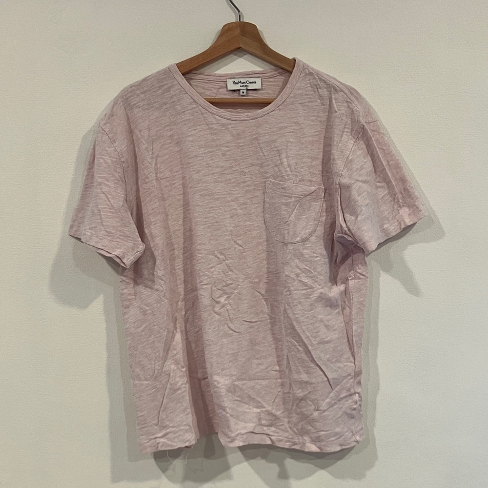 YMC Light Pink Short Sleeve Tee